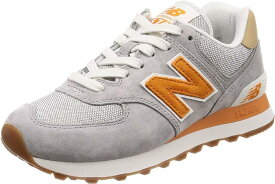 ニューバランス new balance レディース　スニーカー ML574 グレー オレンジ(MDG)　D