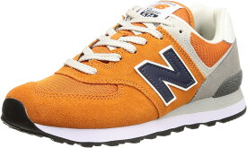 ニューバランス new balance レディース　スニーカー ML574 オレンジ ネイビー（HJ2）D