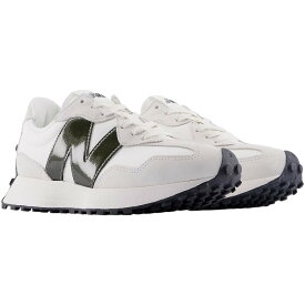 ニューバランス WS327 JWA スニーカー レディース ホワイト/カーキ 厚底 軽量 70年代レトロスタイル