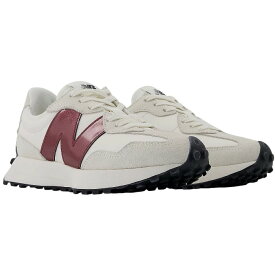 ニューバランス WS327 JWC スニーカー レディース ホワイト/バーガンディ 軽量 厚底 美脚 レトロモダン 大人カジュアル