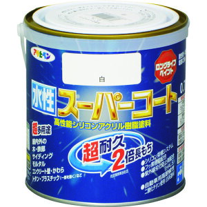 アサヒペン 水性スーパーコート 0.7L 白 414212 【114-2781】