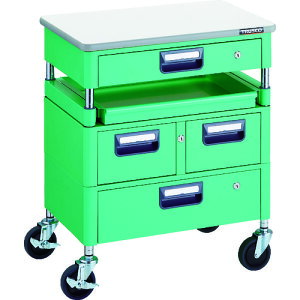 TRUSCO �c�[�����S�� �t�F�j�b�N�X���S�� �ȉ� 600X400 H740 ���o�t �X���C�h1�i �V�t �����O�O���[�� PEW-760M1VWZT-YG �y114-6178�z