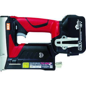 MAX �o�b�e���^�b�J�Z�b�g 18�{���g 5�D0�A���y�A�Z�b�g �e�B4�X�e�[�v���p TG-ZB2-BC/1850A �y116-5158�z