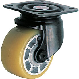 ハンマー 低床重荷重用旋回式ウレタン車輪（アルミホイール・ボールベアリング）75mm 540S-BAU75 【125-1473】
