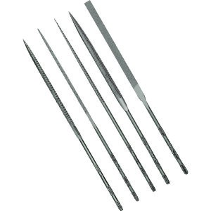 バローベ 精密ニードルヤスリ 5種セット 180mm #0 LA-ST-180-0 【137-2694】