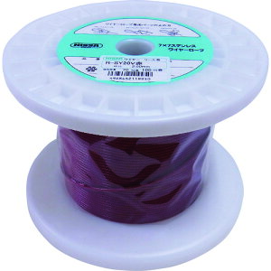 ニッサチェイン 赤色 コーティングワイヤーロープ 2.0mm×100m TSY20V-RD 【146-0850】
