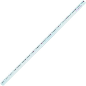 シンワ アルミ直尺「スーパーアル助」1000mm 65387 【158-9855】