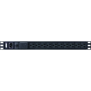 ATEN �d���^�b�v 10�|�[�g �x�[�V�b�NPDU 15A�i�ő�jNEMA 5�|15R×10�� �T�[�W�ی�@�\���� PE0110SA �y201-5283�z