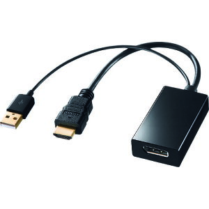 SANWA HDMI|DisplayPortϊA_v^ AD-DPFHD01 y201-6424z