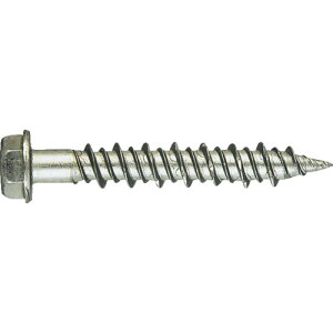 TRUSCO Pレスアンカー 六角頭 スチール 6X45 10本入 (コンクリート・ブロック・木材用/ねじ固定式 ) PHV-645BT (6X45 スチール 10ポンイリ) 【202-7551】