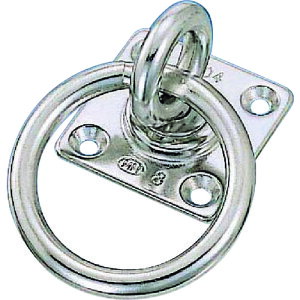 ���{ �A�C�v���[�g �X�e�����X ��]�ۃJ���v���[�g �ۃJ�����a30mm 35mm×35mm B-081 �y204-7160�z