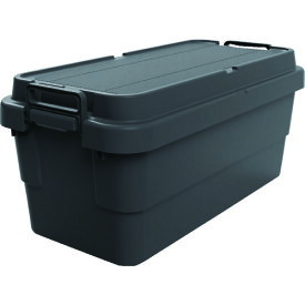 TRUSCO トランクカーゴ フラット天板仕様 70L 黒 BLKCF-70 【207-3991】
