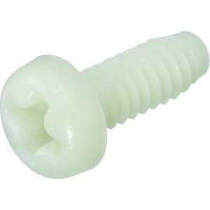 TRUSCO ガラス繊維強化ポリアミドMXD6 RENY白 十字穴付ナベ小ネジ M4X10 50本 BRENY-PHM4X10 【208-1759】