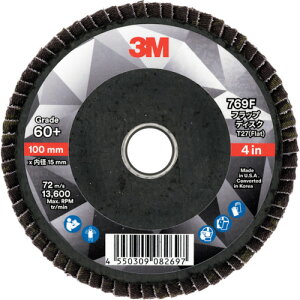 3M �t���b�v�f�B�X�N 769F 60�{ 100X15 769F T27 60 100X15 �y�����F10�z �y220-2965�z