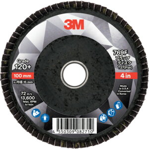 3M �t���b�v�f�B�X�N 769F 120�{ 100X15 769F T27 120 100X15 �y�����F10�z �y220-2968�z