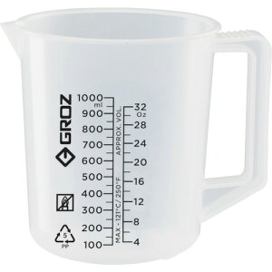 GROZ オイル用ビーカー 1000ML JUG/1000G 【256-7238】