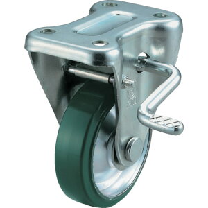 ���[�G�C �v���[�g�� �Œ� �L���X�^�[ �E���^�� �ԗ֌a130mm �X�g�b�p�[�t�� J�^�C�v KB�iR�j�^ ��t���@100×56 UWKB-130R �y296-3434�z