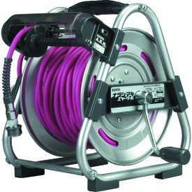 ハタヤ ナラシマキエヤーリール 20m 内径φ6．5 ソフトポリウレタンホース UDN-202 【310-8902】