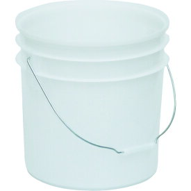 サンコー ペール容器 401802 サンペール＃20（本体＋ハンドル）乳白色 401802-01 【311-3523】