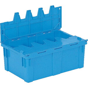 サンコー フタ一体型ネスティングコンテナー 203020 サンクレット#30Fブルー SKS-30F-BL 【342-5258】