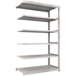 TRUSCO �X�`�[�����b�N M3�^ W1500×D721×H2400 6�i �A�� �l�I�O���[ M3-8576B NG(�l�I�O���[) �y351-6181�z