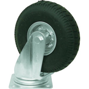 ヨドノ ノーパンク発泡ゴムタイヤ自在車付 HALJ2.50-4 【362-1995】