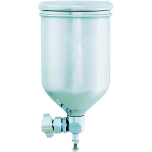 アネスト岩田 スプレーガン用塗料カップ(重力式用) ステンレス製脚付き 400ml PC-400S-2LTF 【363-0625】