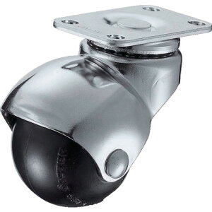 ハンマー プレート式 旋回式ゴム車輪 40mm 405P-R40 【367-0287】