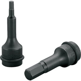 TONE インパクト用セミロングヘキサゴンソケット 8mm 4AH-08L75 【369-6065】