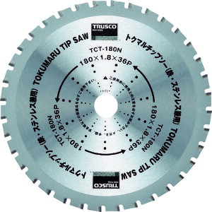 TRUSCO �g�N�}���`�b�v�\�[ 180X36P TCT-180N �y400-4531�z