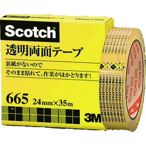 3M ʃe[v Ci[Ȃ 24mmX35m ca76mm 665-3-24 y406-3023z