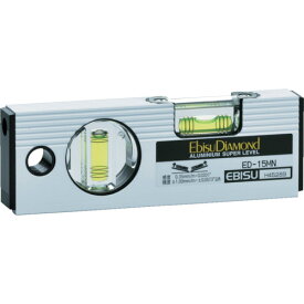 エビスダイヤモンド 磁石付ベーシックレベル（シルバー） 150mm ED-15MN 【410-4927】