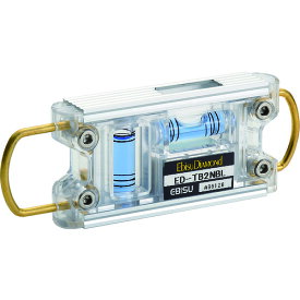 エビスダイヤモンド 水平器 トビレベル−2 シルバー／ブルー ED-TB2NBL 【410-5591】