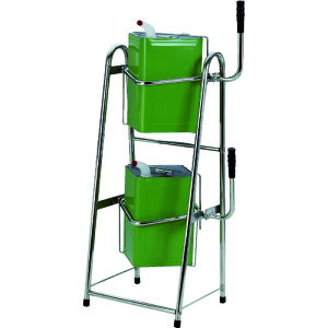 MECHANICS ステンレス一斗缶スタンド 二段式 KK-18WS 【431-3763】