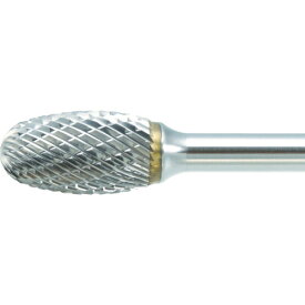 TRUSCO 超硬バー タマゴ型 Φ6X刃長9．5X軸6 ロング ダブルカット TB6C060L150 【436-5062】