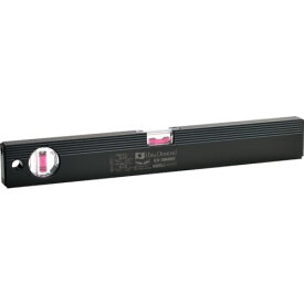 エビスダイヤモンド 磁石付ベーシックレベルブラック 380mm ブラック／レッド ED-38MBR 【485-0505】