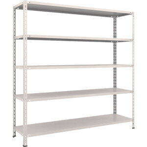TRUSCO �X�`�[�����b�N �y�ʒI ���I�{���g���X�^1800X450X1800 5�i �l�I�O���[ L66X-15 NG(�l�I�O���[) �y502-5800�z