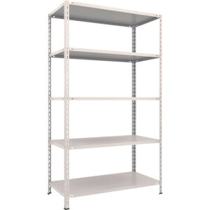 TRUSCO �X�`�[�����b�N �y�ʒI ���I�{���g���X�^1200X600X2100 5�i �l�I�O���[ L74W-15 NG(�l�I�O���[) �y502-6148�z