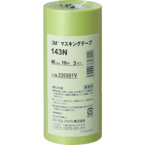 3M �}�X�L���O�e�[�v 143N 40mmX18m 3������ 143N 40 �y756-6174�z