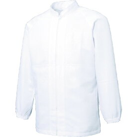 サンエス 食品工場向けジャケット 超清涼 男女共用混入だいきらい長袖コート S ホワイト FX70650R-S-C11 【795-5201】