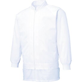 サンエス 男女共用混入だいきらい長袖ジャケット L ホワイト FX70971R-L-C11 【795-5324】