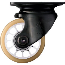 ハンマー 低床重荷重用旋回式ウレタン車輪（アルミホイール・ボールベアリング）75mm 5401S-BAU75 【814-1631】