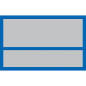 緑十字 ヘルメット用ステッカー 無地タイプ 32×50mm 10枚組 PET 233101 【815-1431】