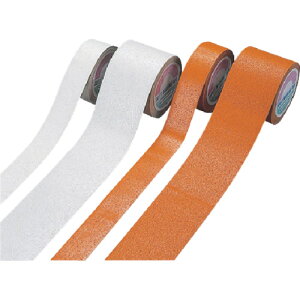 緑十字 屋外用ラインテープ(反射) 白 RHW−5 50mm幅×5m 合成ゴム 105055 【815-1673】