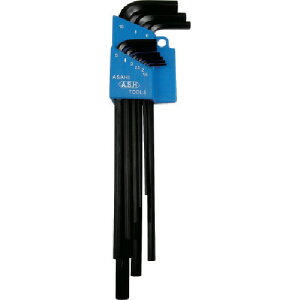 ASH ロング六角棒レンチセット9本組 ALS0990 【816-4963】