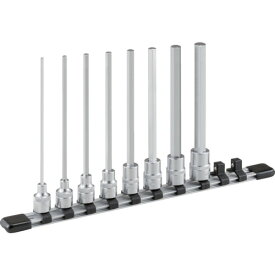 TONE 超ロングヘキサゴンソケットセット（ホルダー付）8pcs HH308LL 【818-8709】