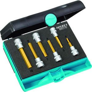 HAZET �w�b�N�X�h���C�o�[�\�P�b�g�Z�b�g�i�����p9�D5mm�j �P�[�X���� 8801HS6 �y828-8511�z