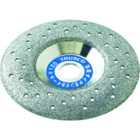 TRUSCO 溶着ダイヤモンドホイール 102X10X15 仕上げ研磨用 UFO-1A-120 【829-1373】