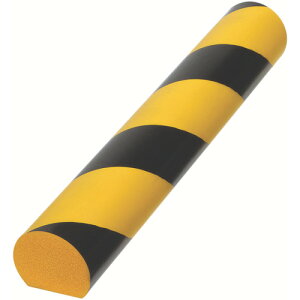 カーボーイ 安心クッション かまぼこ型 トラ柄 ブラック/イエロー AC114 【854-7765】