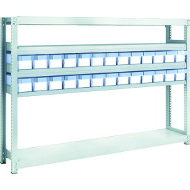 TRUSCO スチールラック M2型軽中量棚 H1200 樹脂透明引出付 小X26 M2-4635-C26 【856-3179】